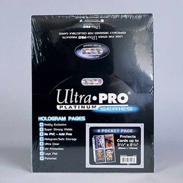 Ultra-PRO� 3 Ring BINDER PAGES - Fo